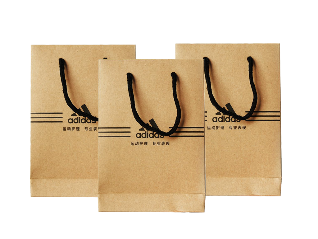 岳阳林纸山岳牌高强纸袋纸被阿迪达斯用于手提袋